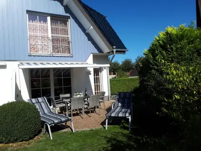 Ein Garten an der Unterkunft Meeresglück - b48479