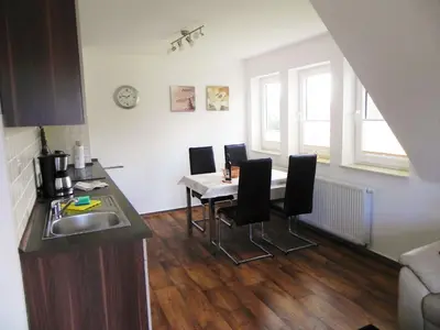 Küche/Küchenzeile in der Unterkunft Parkblick - b49016