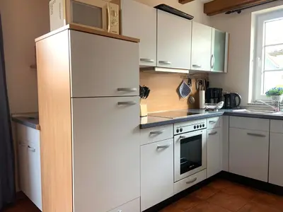 Küche/Küchenzeile in der Unterkunft Leuchtturm - b48402