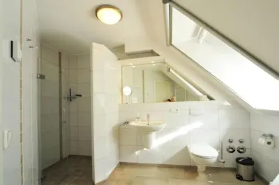 Ein Badezimmer in der Unterkunft Hühnergott