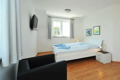 Ein Bett oder Betten in einem Zimmer der Unterkunft Boddenkieker - b48395
