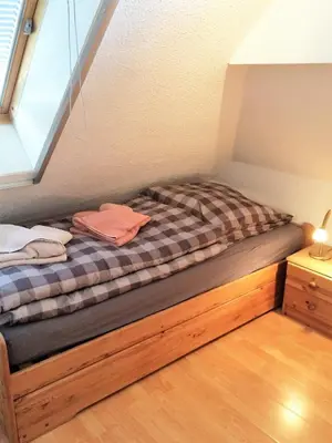 Ein Bett oder Betten in einem Zimmer der Unterkunft buhne 08