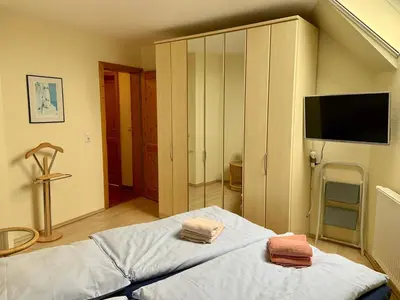 Ein Bett oder Betten in einem Zimmer der Unterkunft Meeresrauschen - b48459