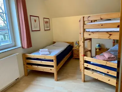 Ein Bett oder Betten in einem Zimmer der Unterkunft Meeresrauschen - b48459