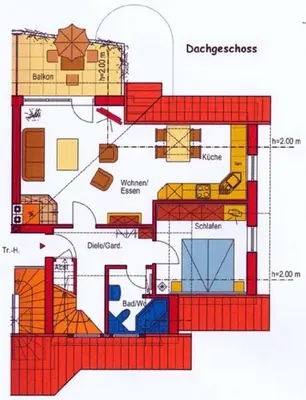 Grundriss der Unterkunft Großer Pirat