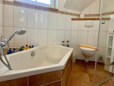 Ein Badezimmer in der Unterkunft Ostseerose
