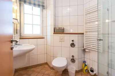 Ein Badezimmer in der Unterkunft Leni