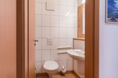 Ein Badezimmer in der Unterkunft Leni