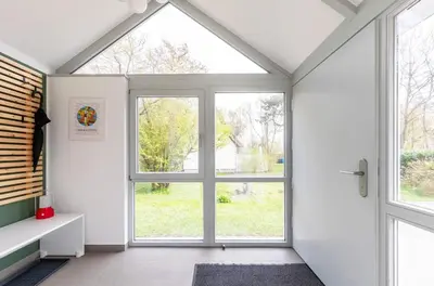 Ein Garten an der Unterkunft Ferienhaus 