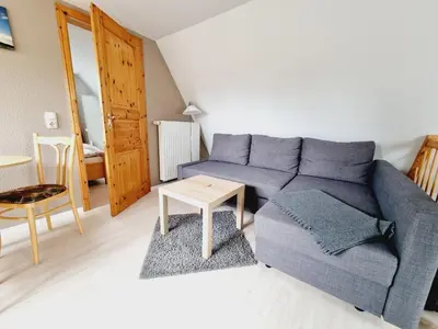 Ein Sitzbereich in der Unterkunft Pension & Wirtshaus ''Tun Eikkoter'' Haselnöt