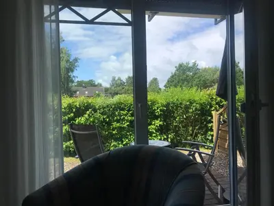Ein Garten an der Unterkunft Sommerwiese