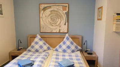 Ein Bett oder Betten in einem Zimmer der Unterkunft 'Hetz mich nicht'