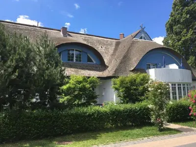 Das Gebäude in dem sich die Ferienwohnung befindet
