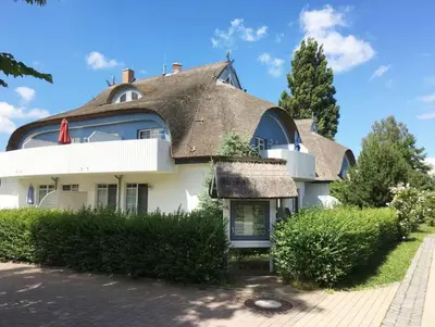 Das Gebäude in dem sich die Ferienwohnung befindet