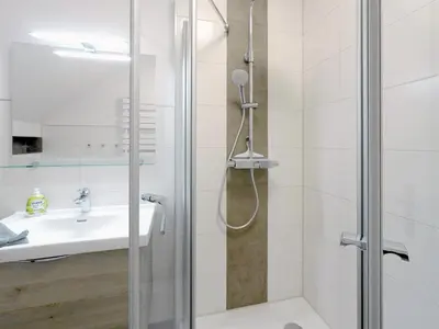 Ein Badezimmer in der Unterkunft Ferienwohnung Brise