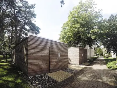 Das Gebäude in dem sich die Ferienwohnung befindet