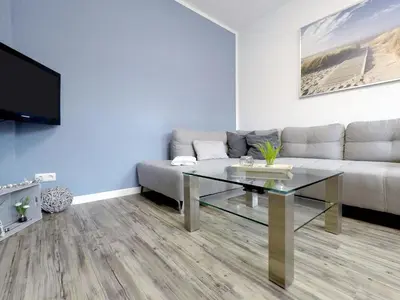TV/Unterhaltungsangebot in der Unterkunft Ferienwohnung Brise
