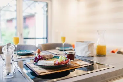 Essen in der Ferienwohnung oder in der Nähe