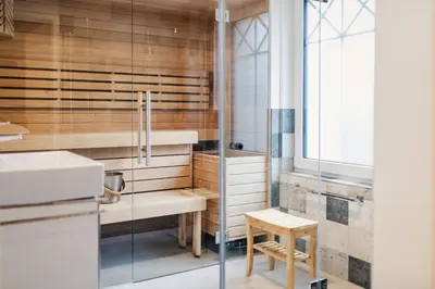Ein Badezimmer in der Unterkunft Ferienwohnung ADINA