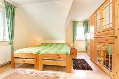 Ein Bett oder Betten in einem Zimmer der Unterkunft Pitti - b65849