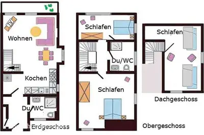 Grundriss der Unterkunft Pitti - b65849