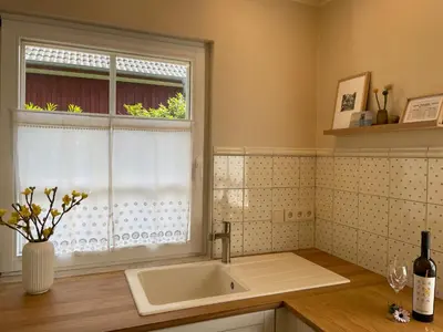 Grundriss der Unterkunft Darßer Ferienhaus Gartenwohnung
