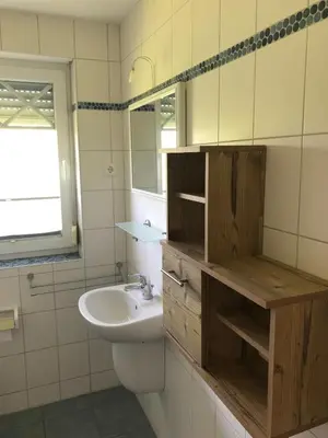 Ein Badezimmer in der Unterkunft Sonnenwind