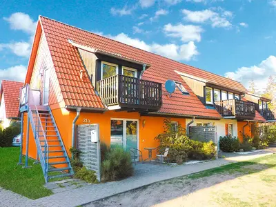 Das Gebäude in dem sich die Ferienwohnung befindet