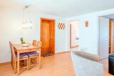 Ein Sitzbereich in der Unterkunft Ferienhaus Sanddorn, Fewo Sanddorn