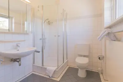 Ein Badezimmer in der Unterkunft Haus NÖCK