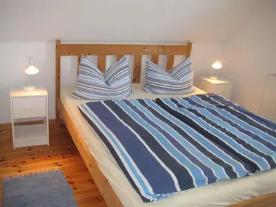 Ein Bett oder Betten in einem Zimmer der Unterkunft Apartment in Dierhagen (Ostseebad) 2646