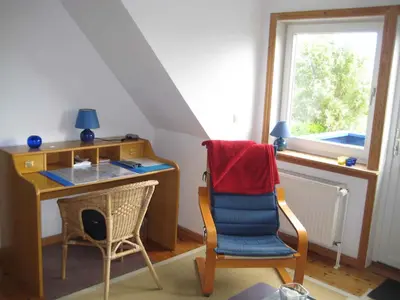 Ein Sitzbereich in der Unterkunft Apartment in Dierhagen (Ostseebad) 2646