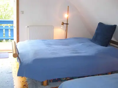 Ein Bett oder Betten in einem Zimmer der Unterkunft Apartment in Dierhagen (Ostseebad) 2646
