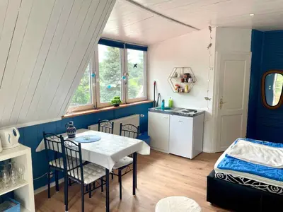 Ein Bett oder Betten in einem Zimmer der Unterkunft Apartment Fuhlendorf 1