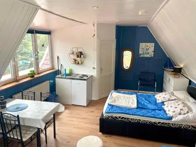 Ein Bett oder Betten in einem Zimmer der Unterkunft Apartment Fuhlendorf 1