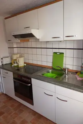 Küche/Küchenzeile in der Unterkunft Apartment Fuhlendorf 2