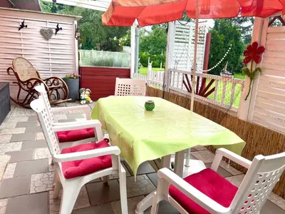 Ein Patio oder anderer Außenbereich in der Unterkunft Apartment Fuhlendorf 2