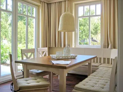 Ein Sitzbereich in der Unterkunft Holiday home in Prerow (Ostseebad) 2650