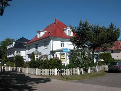 Das Gebäude in dem sich die Ferienwohnung befindet