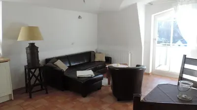 Ein Sitzbereich in der Unterkunft Akazienhaus 6 - b65939