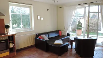 Ein Sitzbereich in der Unterkunft Akazienhaus 2 - b65937