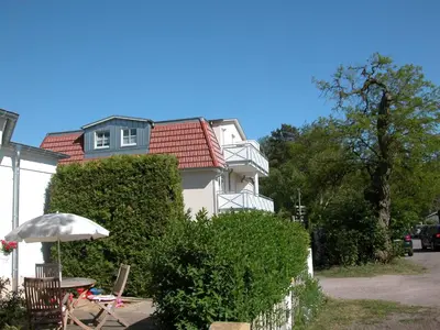 Das Gebäude in dem sich die Ferienwohnung befindet