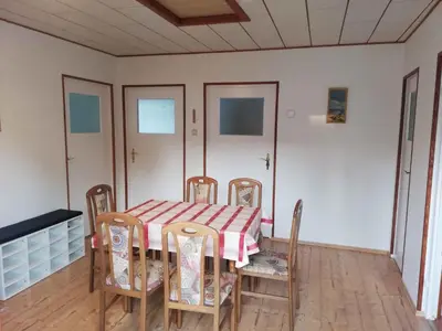 TV/Unterhaltungsangebot in der Unterkunft Holiday home Fuhlendorf 1