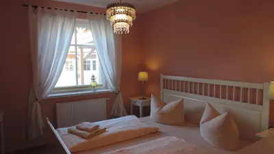 Ein Bett oder Betten in einem Zimmer der Unterkunft Akazienhaus 1 - b65934