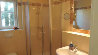 Ein Badezimmer in der Unterkunft Akazienhaus 1 - b65934