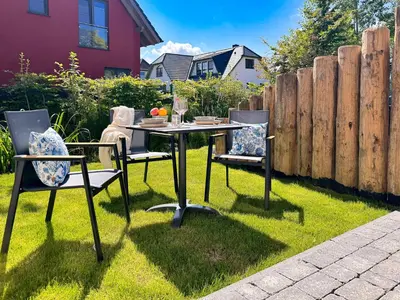 Ein Garten an der Unterkunft Küstenkajüte Whg 1