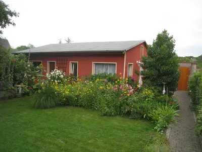 Ein Garten an der Unterkunft Ferienhaus in der Altstadt