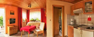Küche/Küchenzeile in der Unterkunft Ferienhaus in der Altstadt