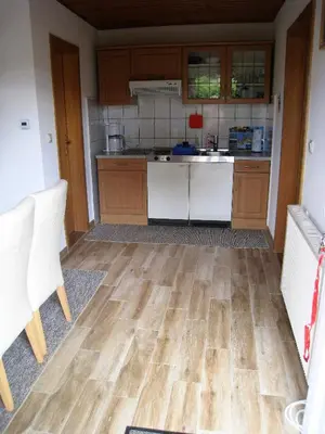 Küche/Küchenzeile in der Unterkunft Ferienhaus in der Altstadt