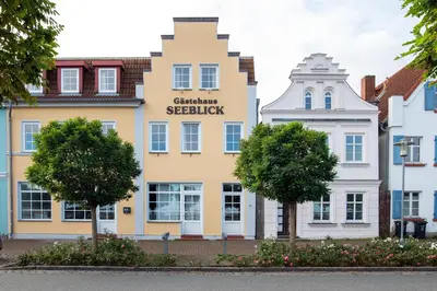 Das Gebäude in dem sich die Pension befindet
